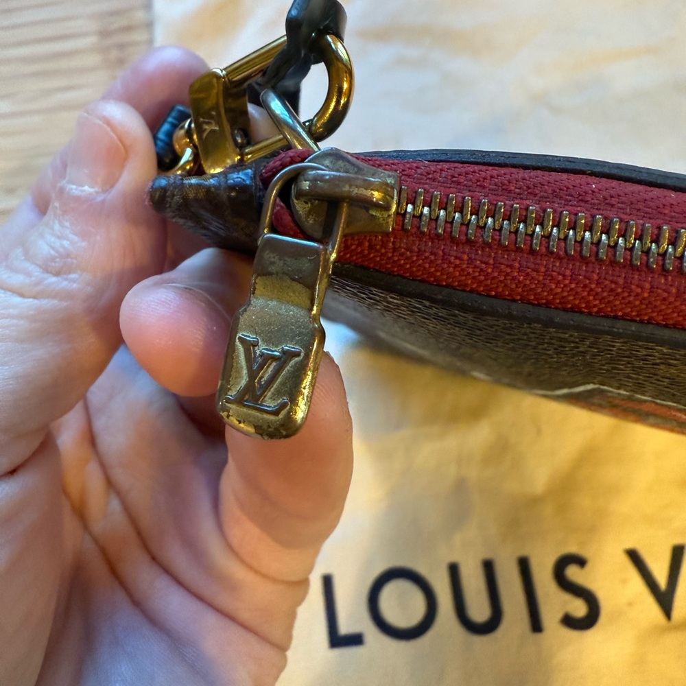 Louis Vuitton Black and Brown Monogram Panda Pouch - Picture 4 of 7